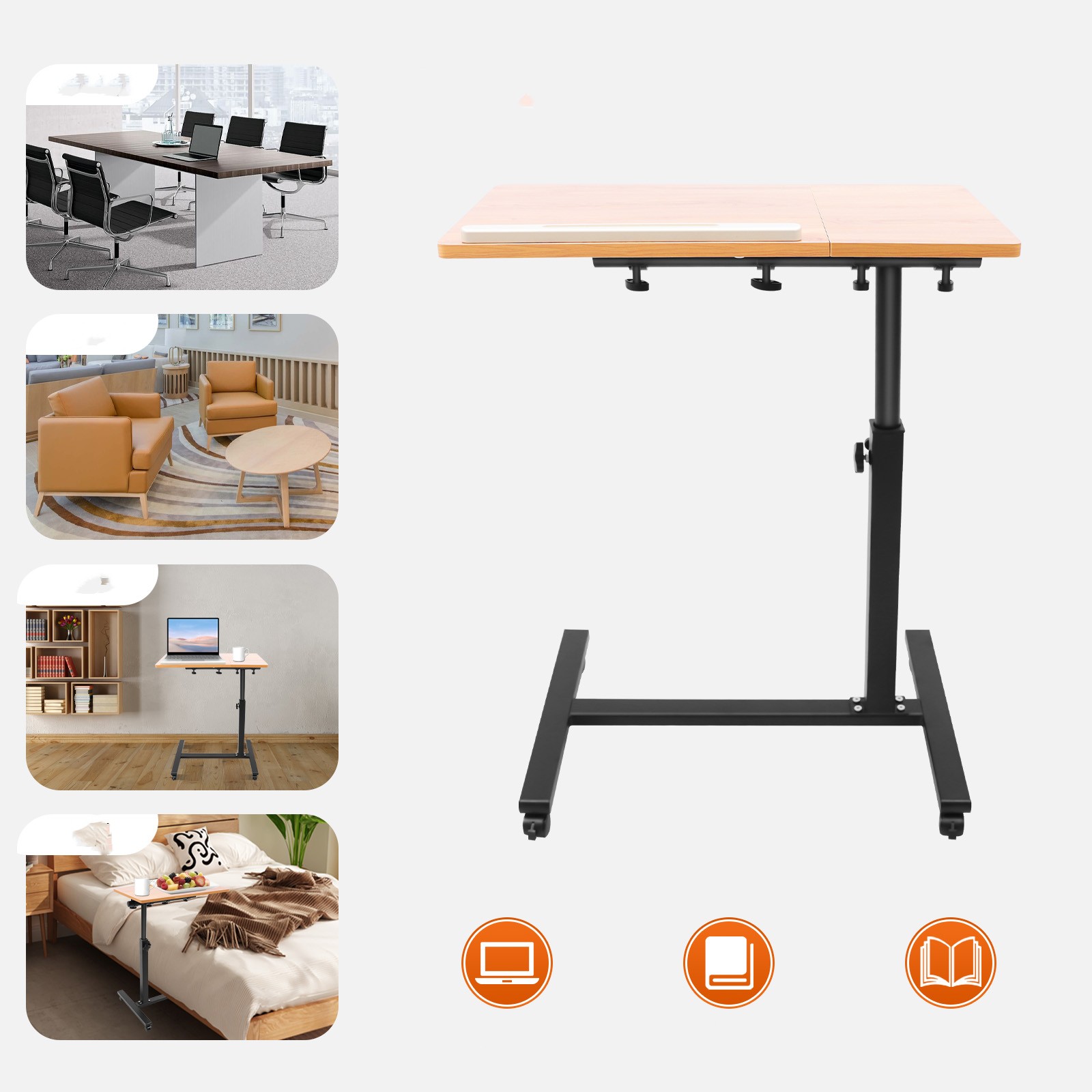 Desk Setup Ideas - Mesa para laptop móvel ajustável 360