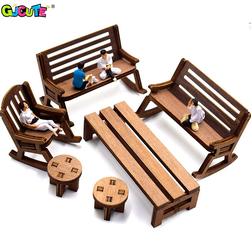 Desk Setup Kids - Dollhouse Mini Park Mesa e Cadeira