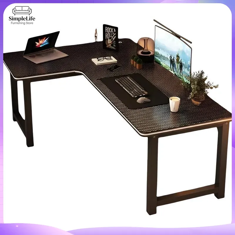 Desk Setup L Shaped - Mesa de Canto para Jogos e