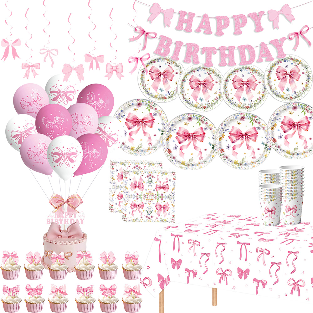Desk Setup Girl - Decoração de Aniversário para Meninas com