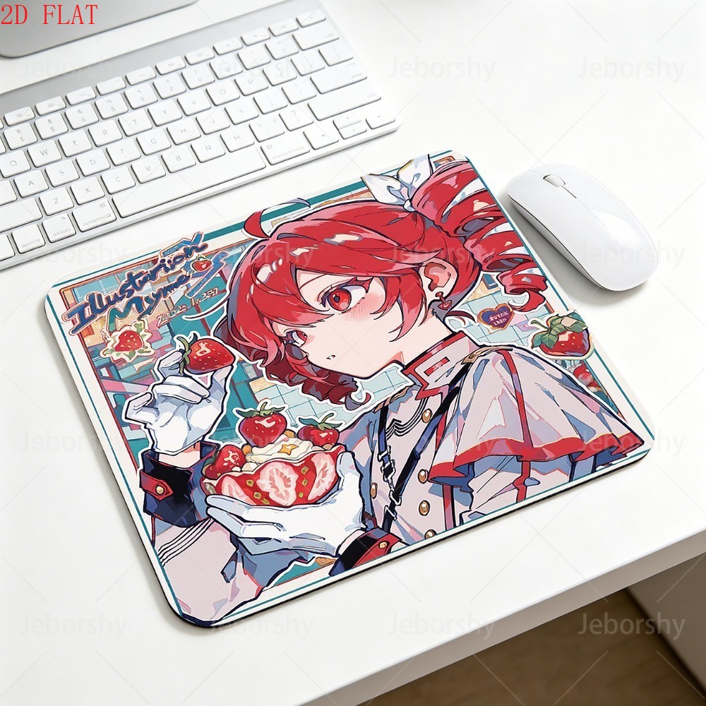 Desk Setup Red - Kasane Teto UTAU Anime Mouse Pad,