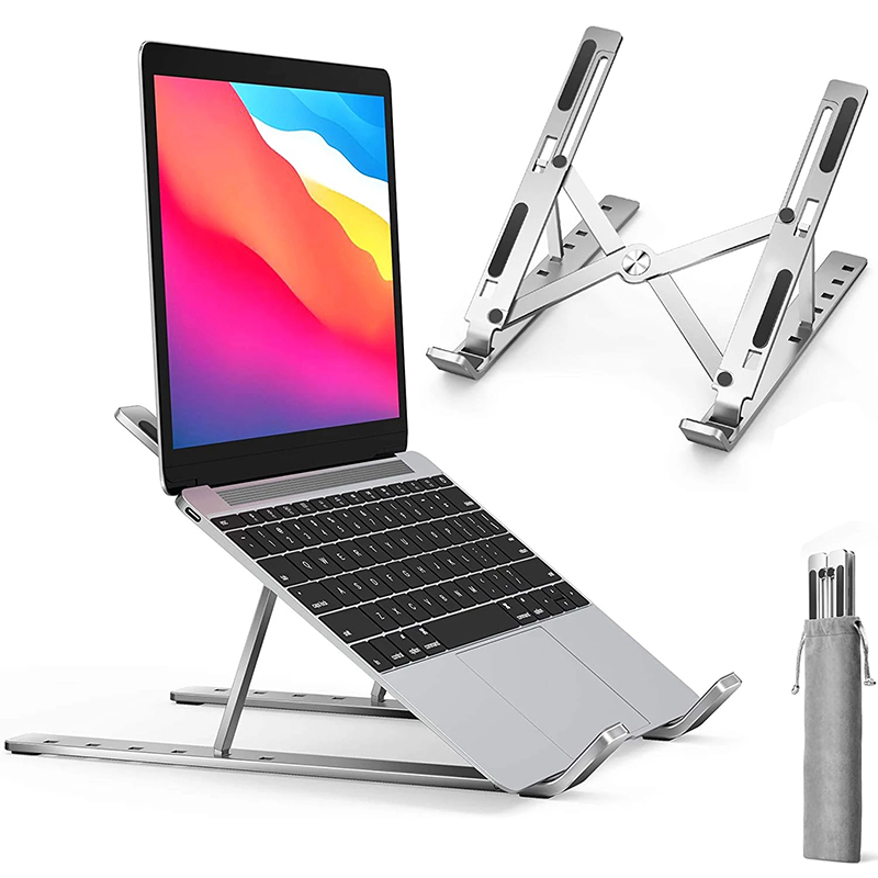Desk Setup Macbook - Suporte dobrável de alumínio para laptop