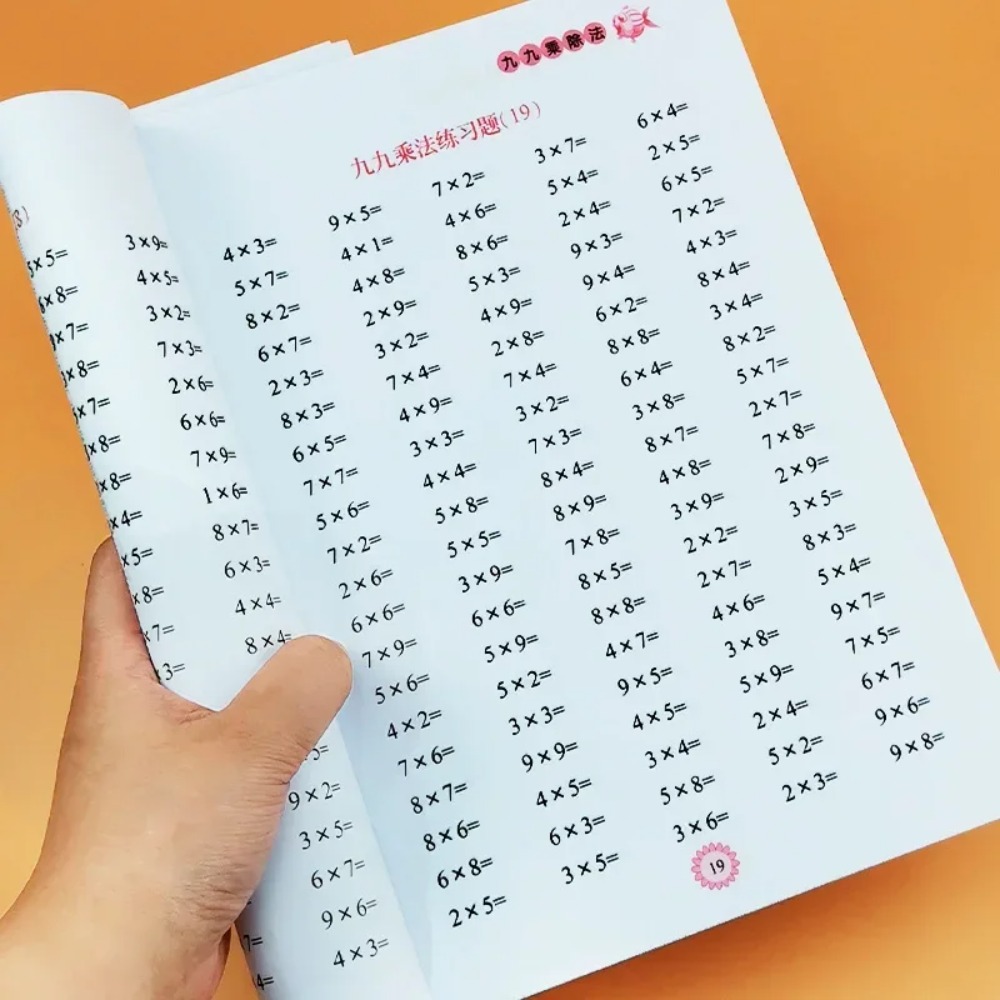Desk Setup Kids - Caderno de exercícios de matemática para