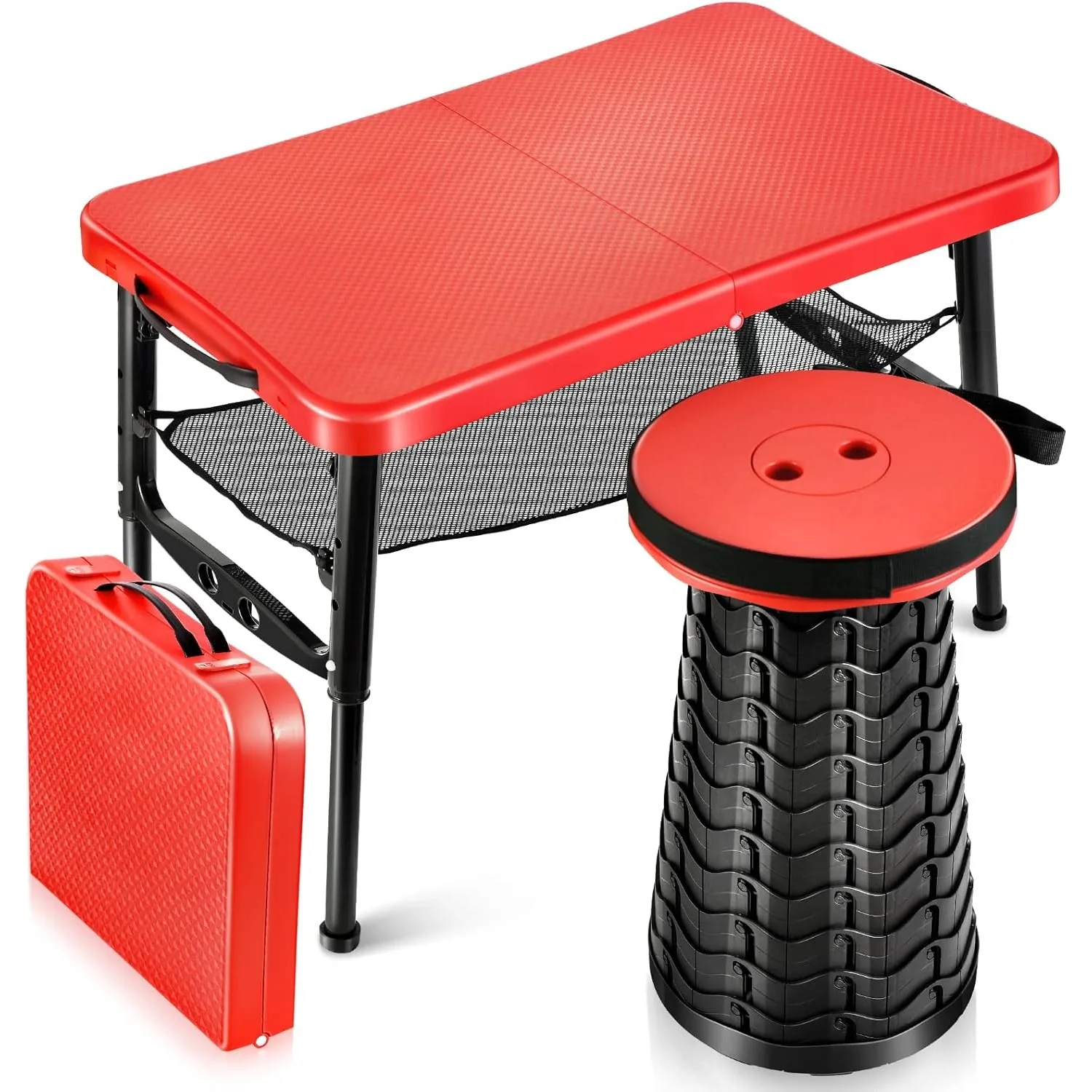 Desk Setup Ideas - Mesa dobrável retrátil e conjunto de