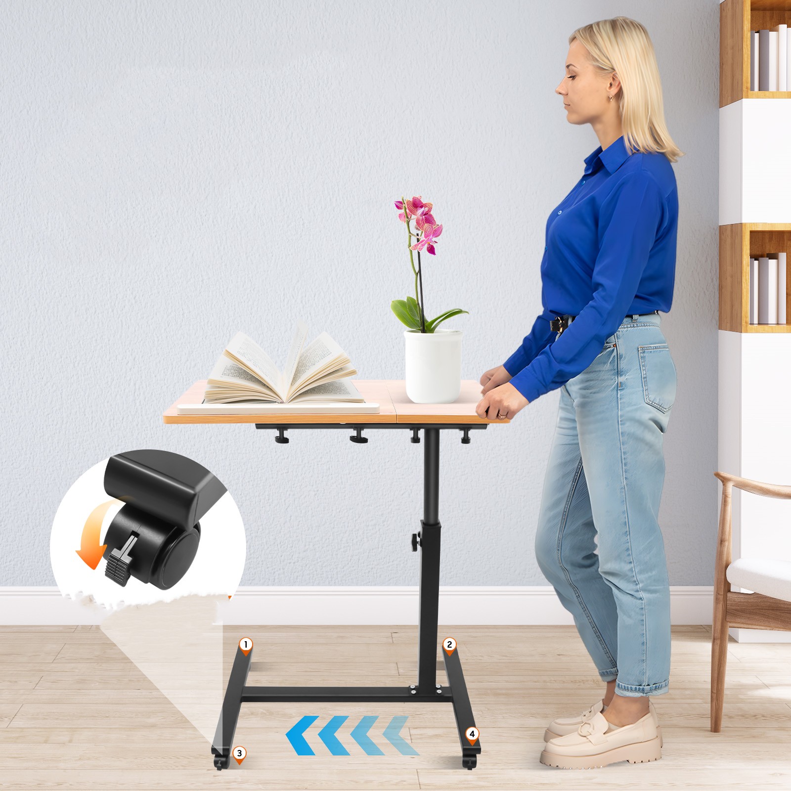 Mesa para laptop móvel ajustáv - Desk Setup Ideas avaliação e preço