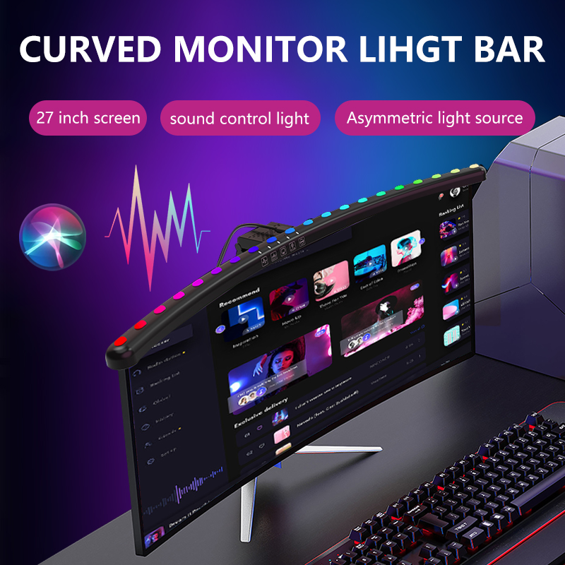 Barra de Luz RGBIC para Monito - Desk Setup Accessories Aesthetic avaliação e preço