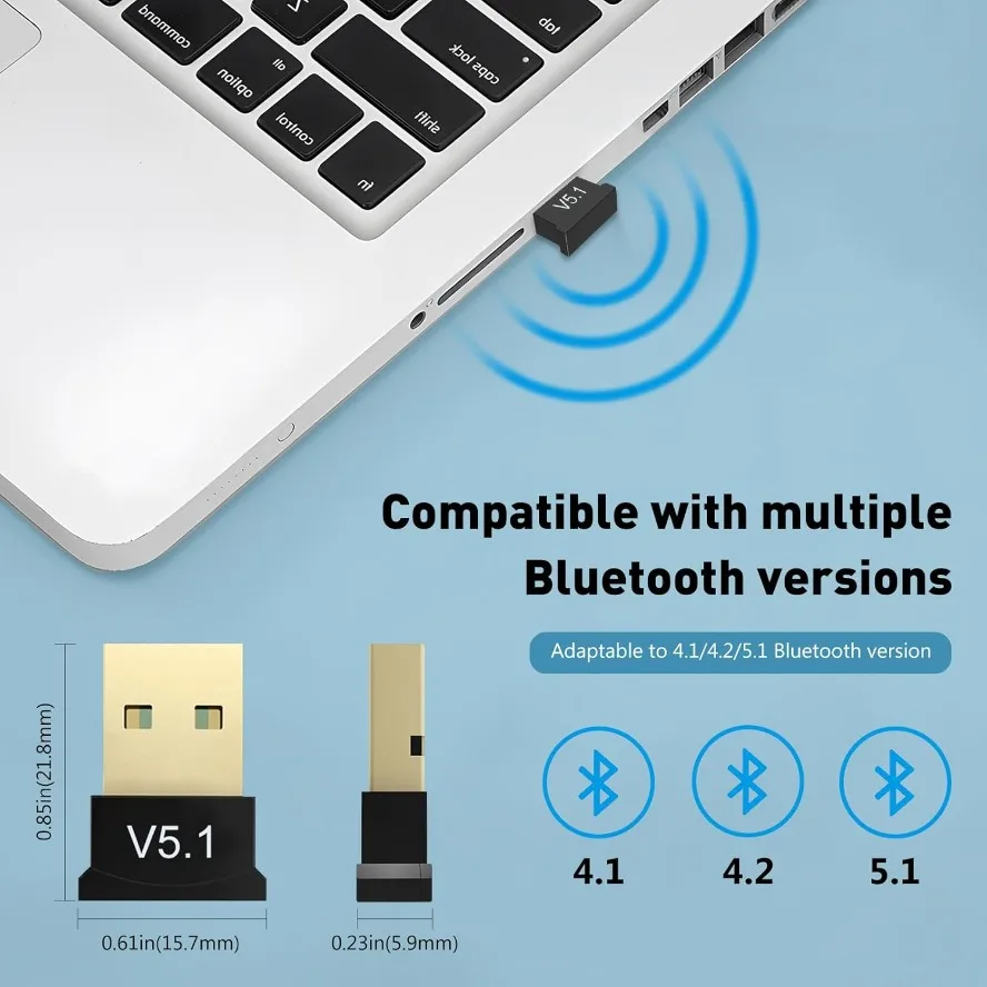 Adaptador Dongle Bluetooth 5.1 - Desk Setup Speakers avaliação e preço