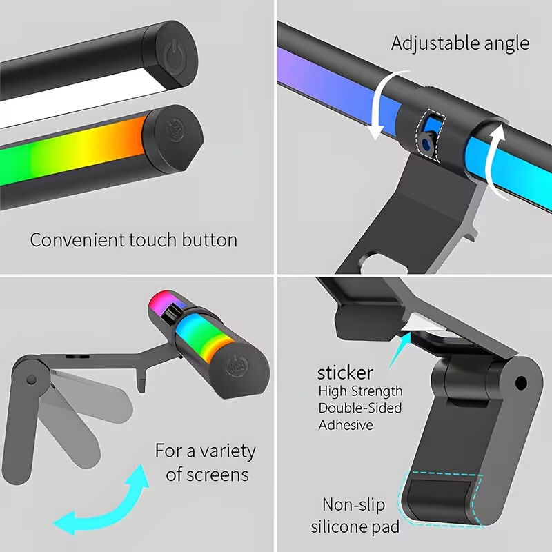 Barra de Luz RGB para Monitor, - Desk Setup Ideas avaliação e preço