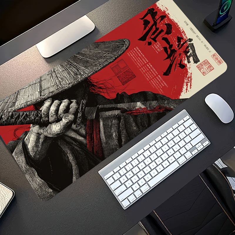Mouse Pad Gamer XXL Samurai Ve - Desk Setup Red avaliação e preço