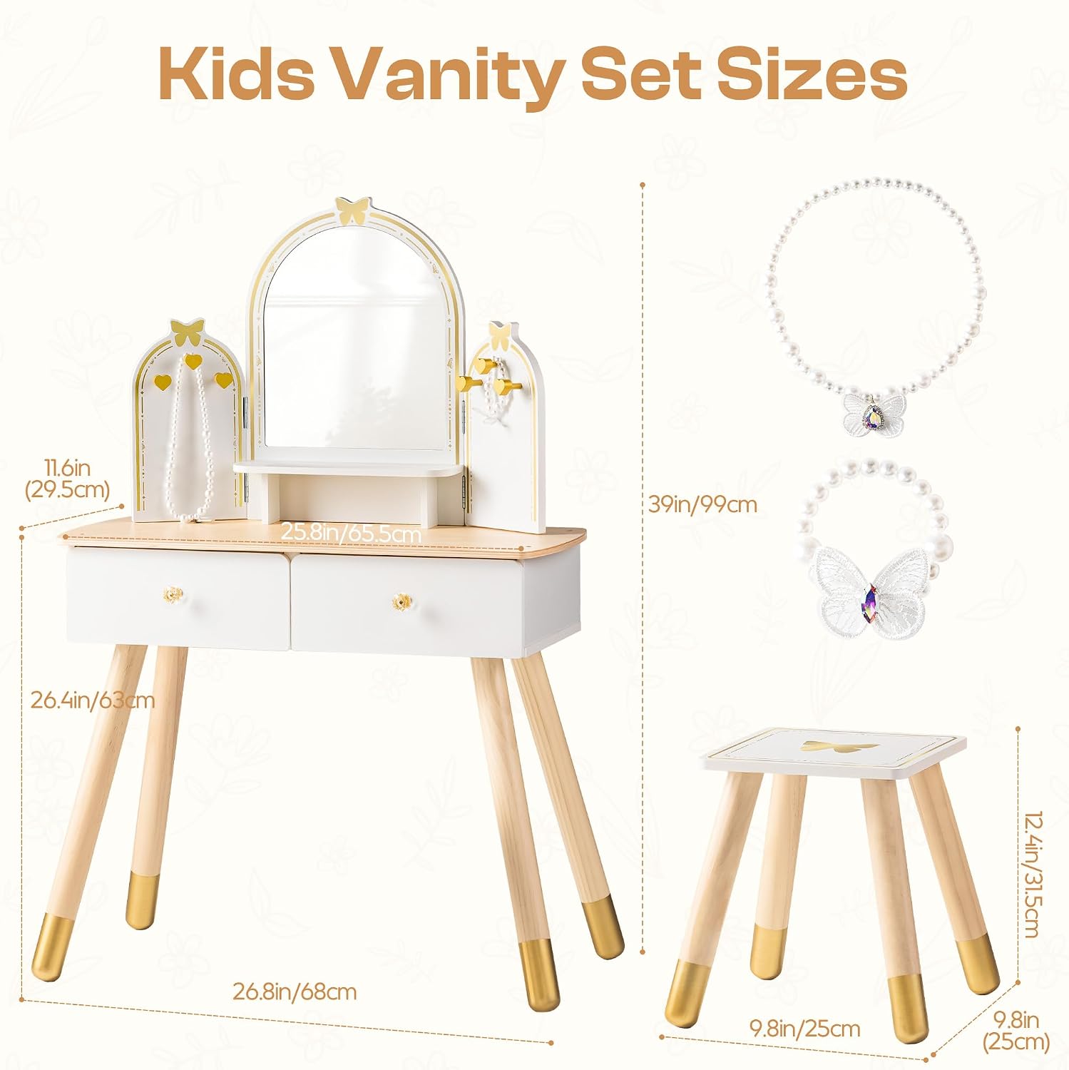 Conjunto de Maquiagem Infantil - Desk Vanity Setup avaliação e preço