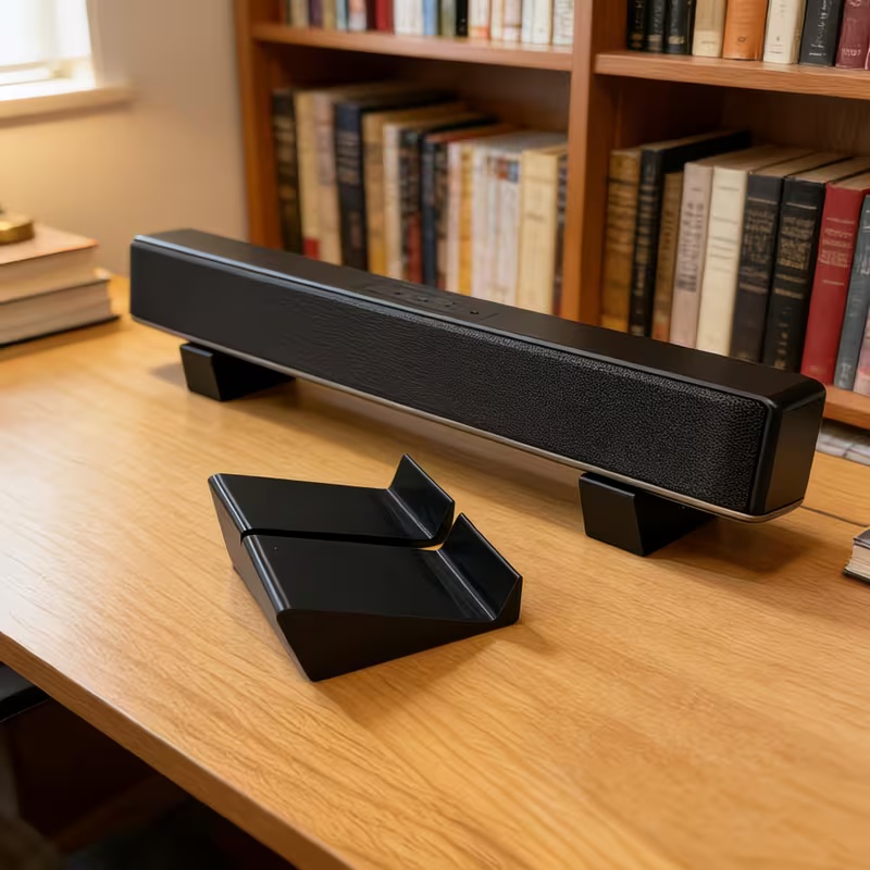 Bases universais para barra de - Desk Setup Speakers avaliação e preço