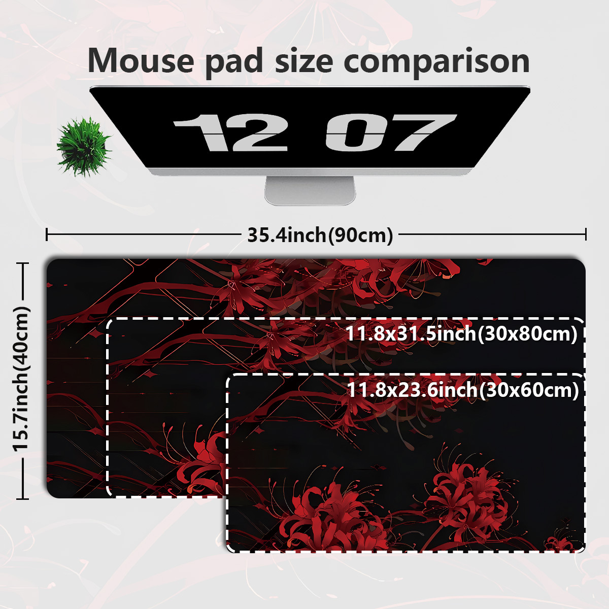 Mouse Pad Gamer Bana Estendido - Desk Setup Red avaliação e preço