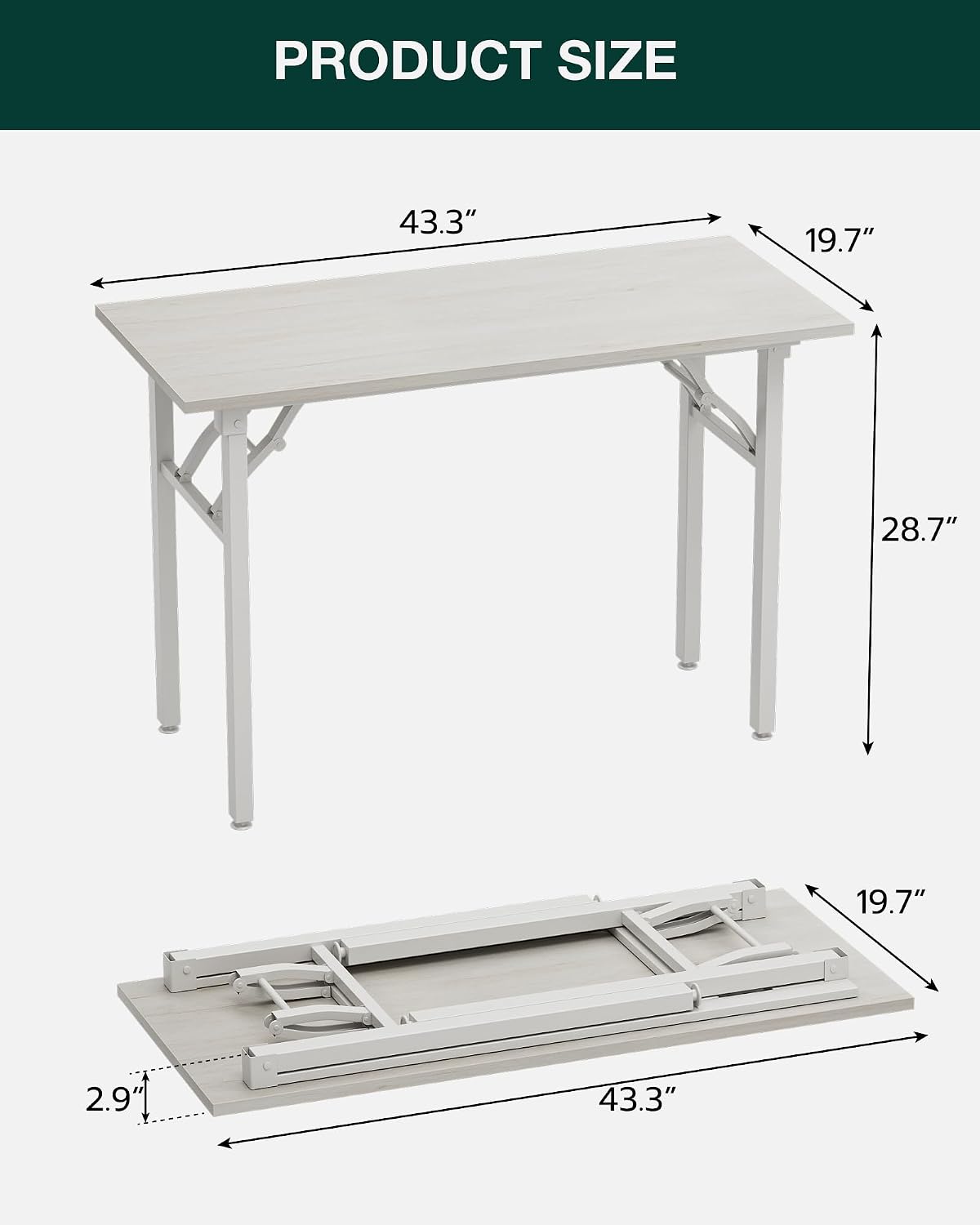 Mesa de Computador Dobrável Fr - Desk Setup For 2 Laptops avaliação e preço