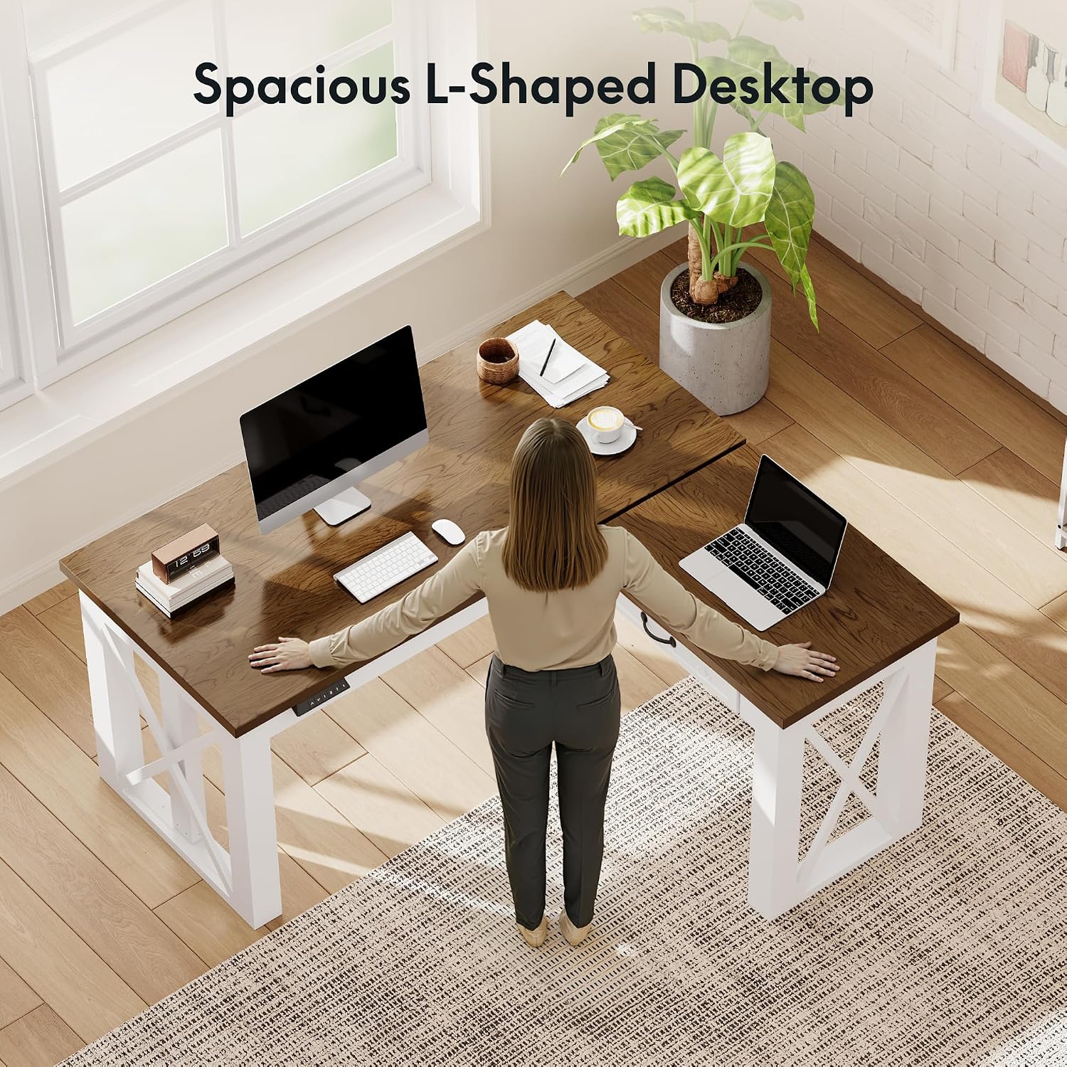 Mesa de Trabalho em L com Gave - Desk Setup L Shaped avaliação e preço