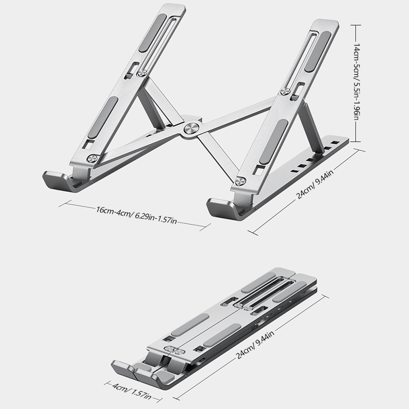Suporte dobrável de alumínio p - Desk Setup Macbook avaliação e preço