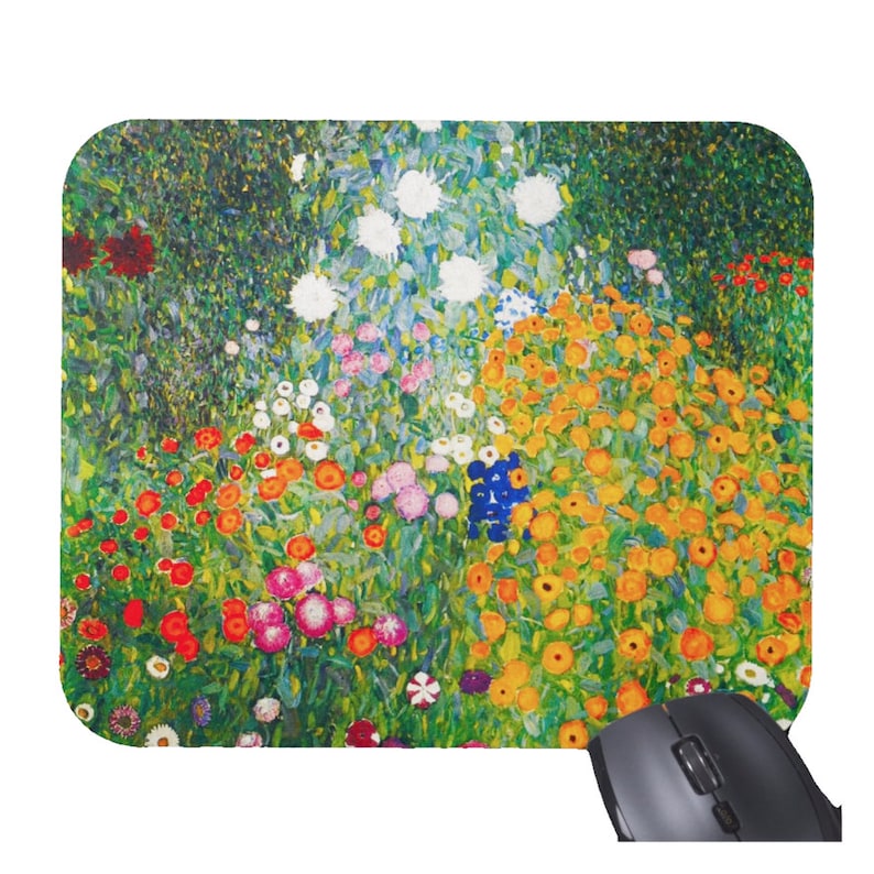 Gustav klimt flores floral mou - Desk Setup Accessories Aesthetic avaliação e preço