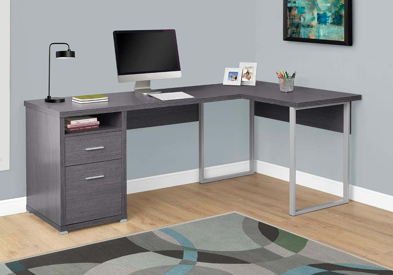Mesa de Computador I 7257, Esc - Desk Setup L Shaped avaliação e preço