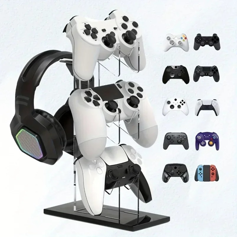 Suporte para Jogos com 3 Nívei - Desk Setup Headphone Stand avaliação e preço