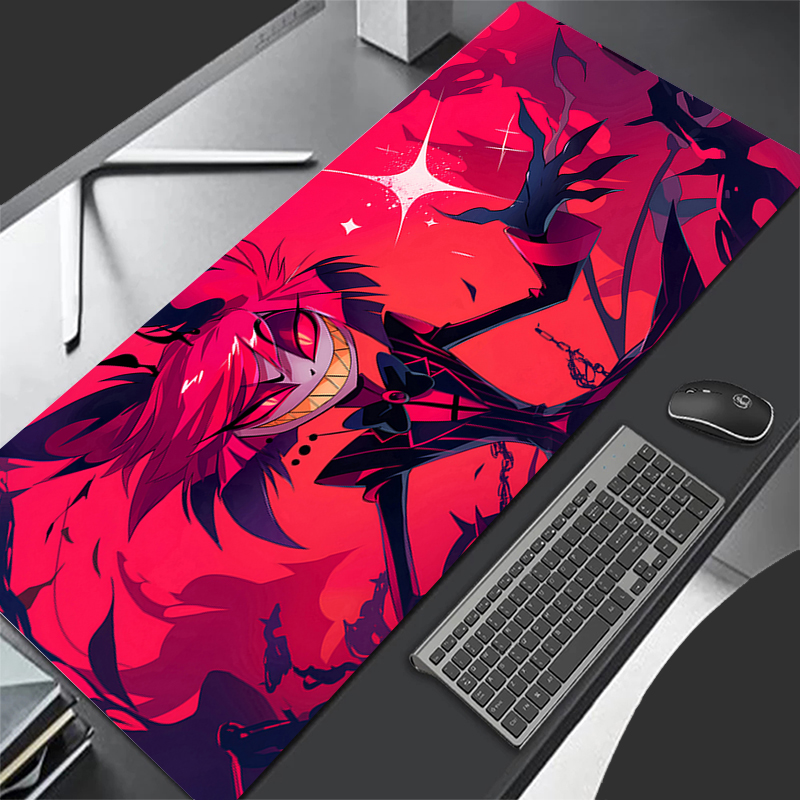 Anime vermelho estendido tapet - Desk Setup Red avaliação e preço