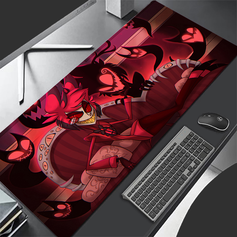 Anime vermelho estendido tapet - Desk Setup Red avaliação e preço
