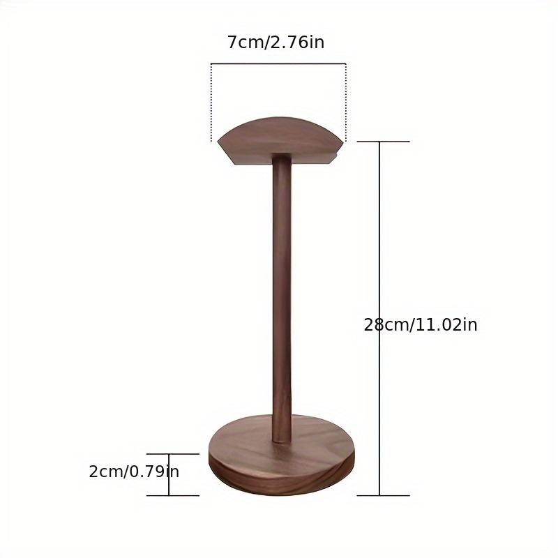 Pgy suporte de madeira para fo - Desk Setup Headphone Stand avaliação e preço
