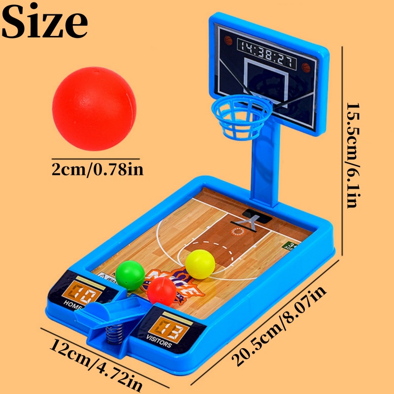 Mini basquete dedo tiro máquin - Desk Setup Girl avaliação e preço