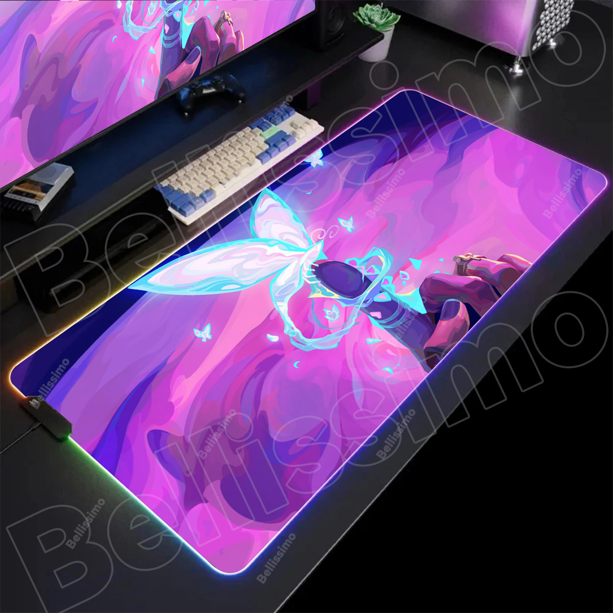 Mouse pad gamer cravo valorant - Desk Setup Valorant avaliação e preço