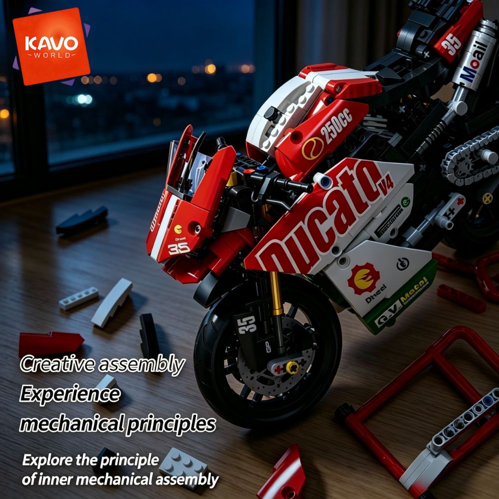 KAVOWORLD 883 Peças 1:10 Conju - Desk Setup Red avaliação e preço